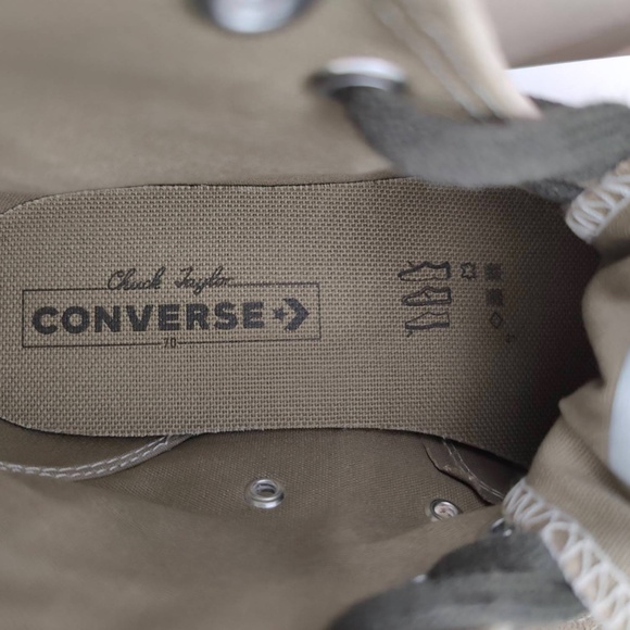 Converse Beige & Khaki Chuck 70 Patchwork Suede High Top Sneaker - Picture 10 of 10